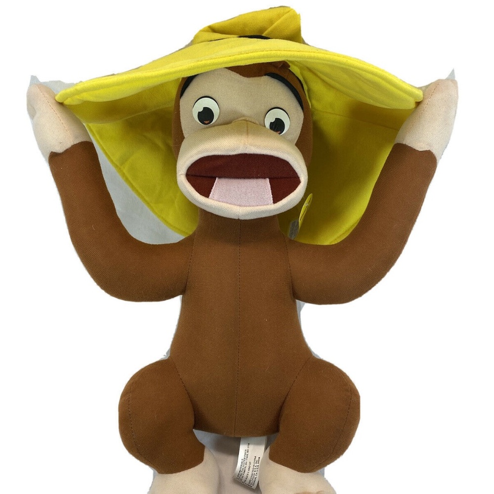 KellyToy Curious George Plush With Yellow Hat